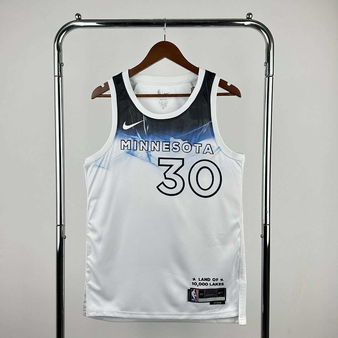 2025 Minnesota Timberwolves Randle #30 City Edition NBA Jersey 11