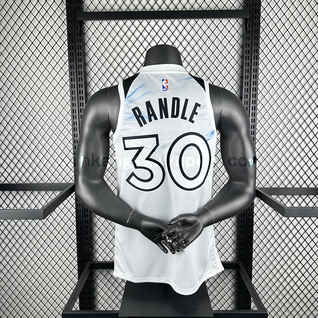 2025 Minnesota Timberwolves Randle #30 City Edition NBA Jersey 2