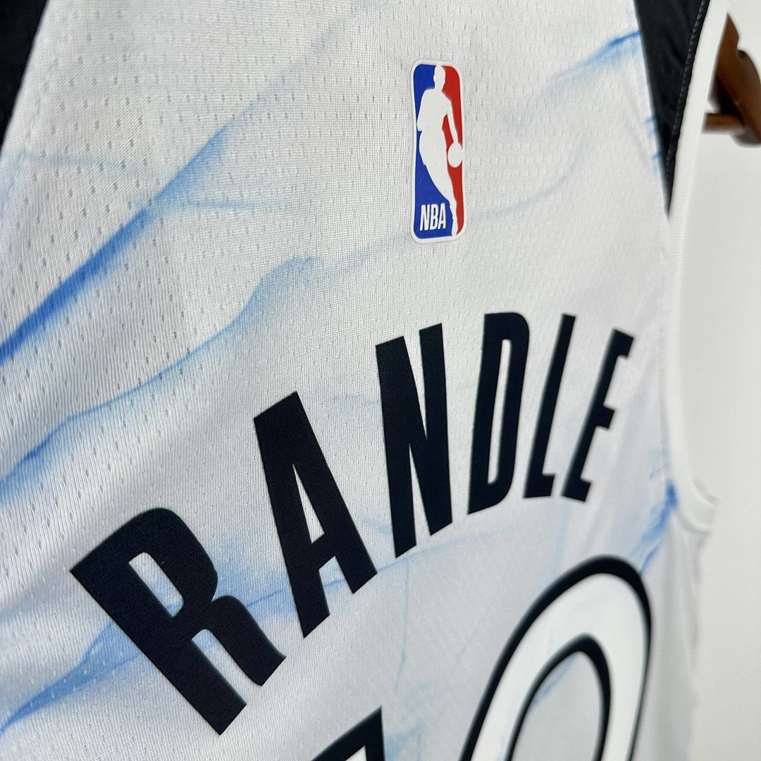 2025 Minnesota Timberwolves Randle #30 City Edition NBA Jersey 4
