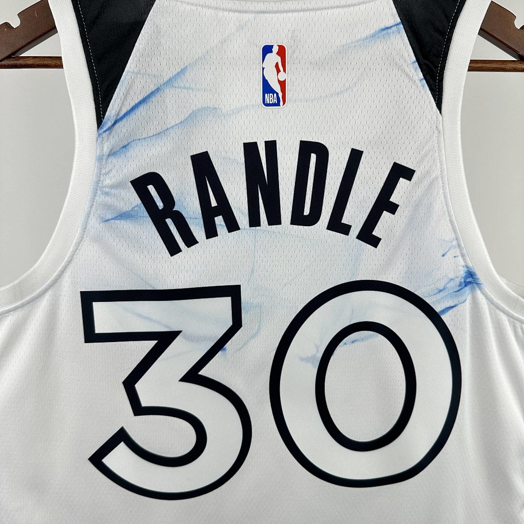 2025 Minnesota Timberwolves Randle #30 City Edition NBA Jersey 5