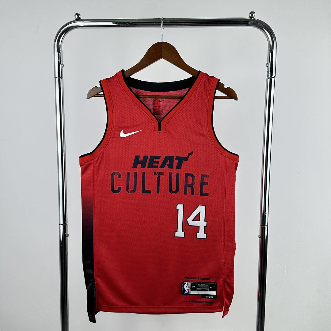 2025 Miami Heat Herro #14 City Edition NBA Jersey 11