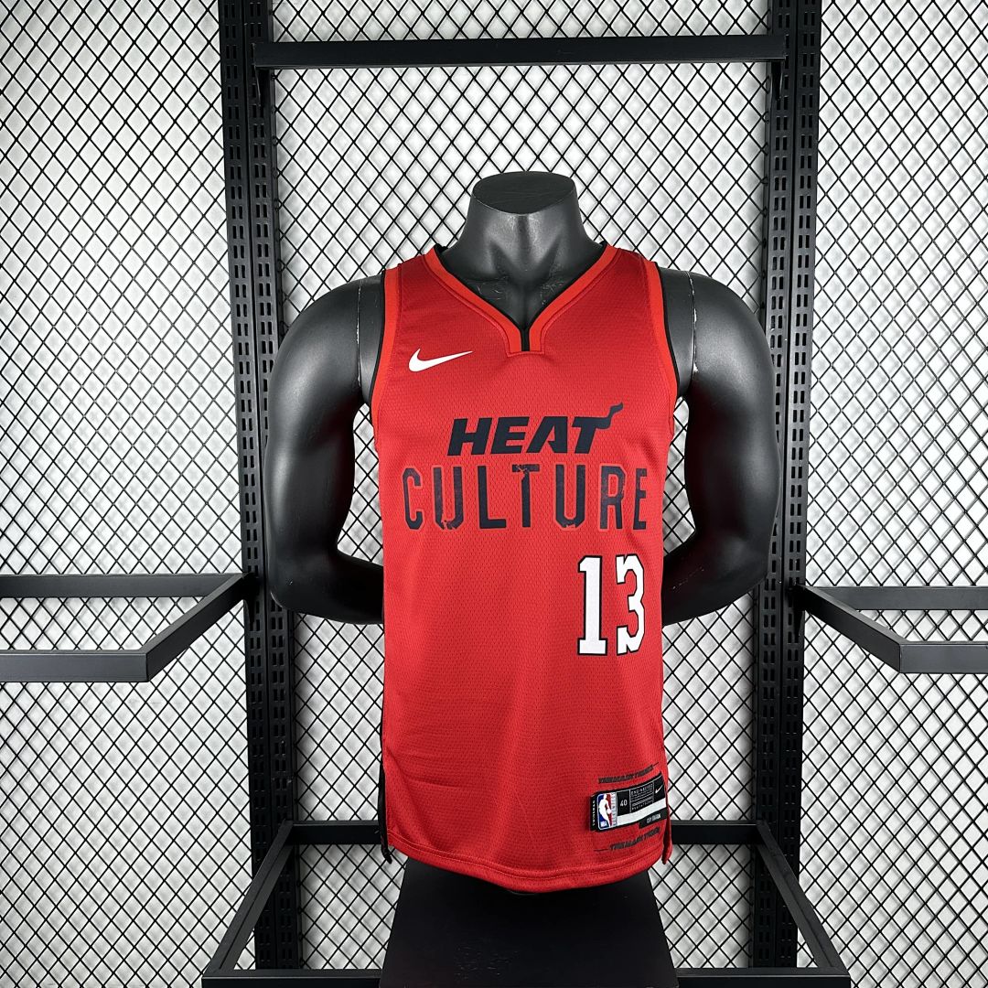 2025 Miami Heat Adebayo #13 City Edition NBA Jersey