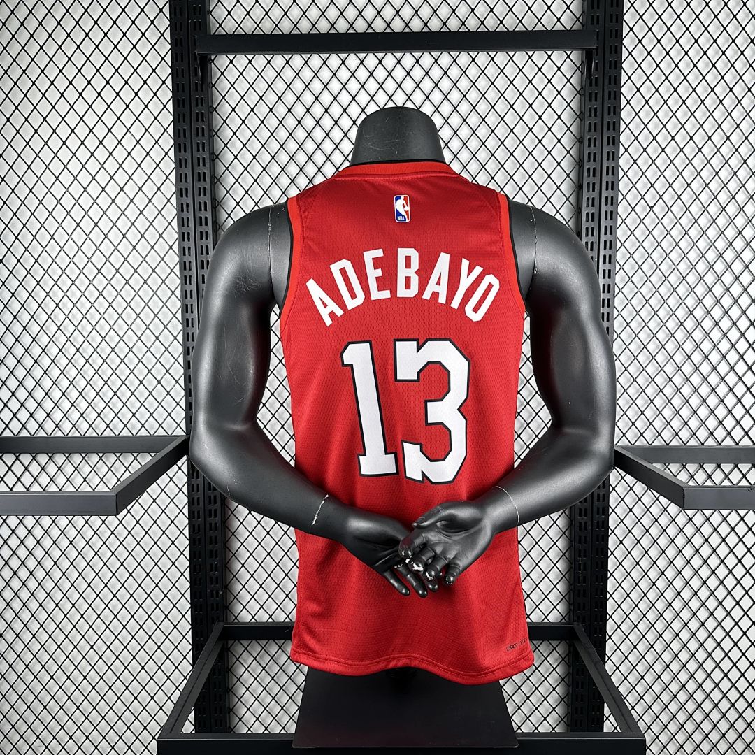 2025 Miami Heat Adebayo #13 City Edition NBA Jersey 2