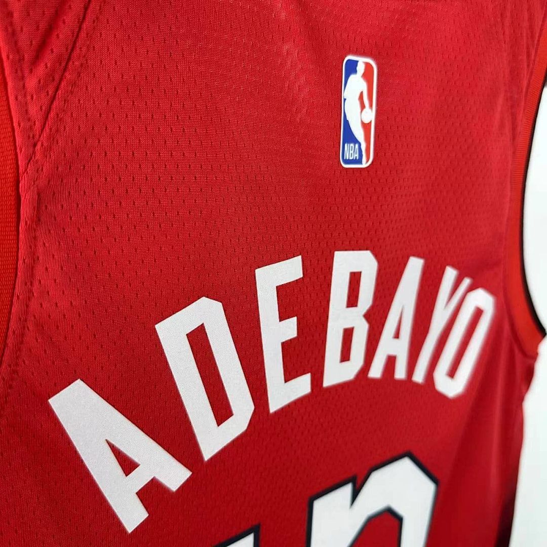2025 Miami Heat Adebayo #13 City Edition NBA Jersey 4
