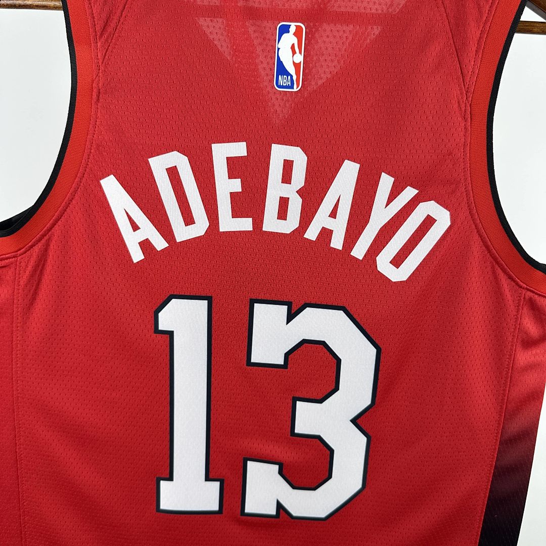 2025 Miami Heat Adebayo #13 City Edition NBA Jersey 5