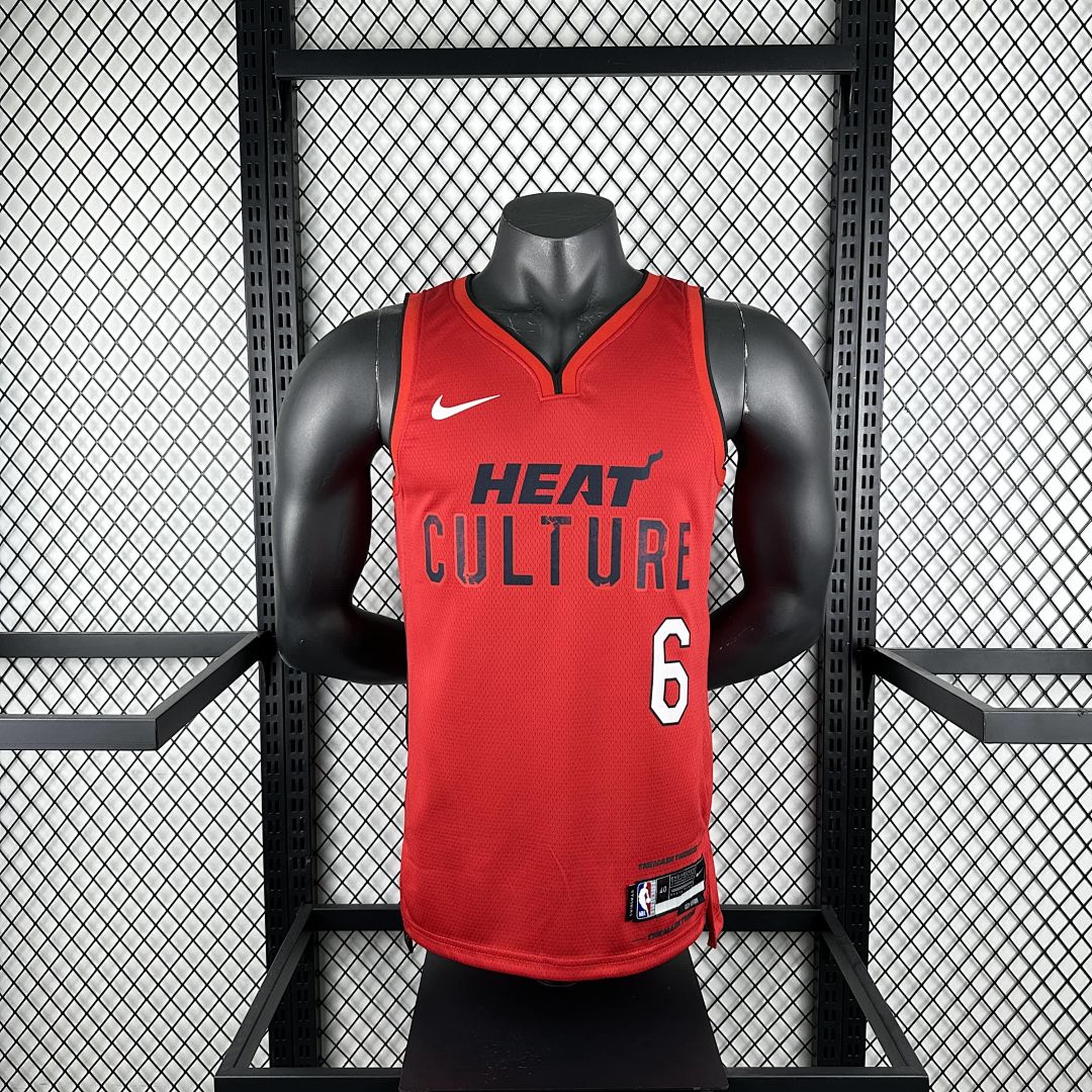 2025 Miami Heat James #6 City Edition NBA Jersey