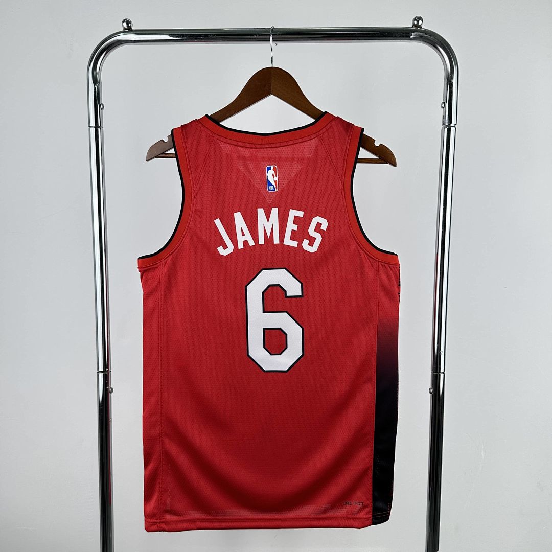 2025 Miami Heat James #6 City Edition NBA Jersey 10