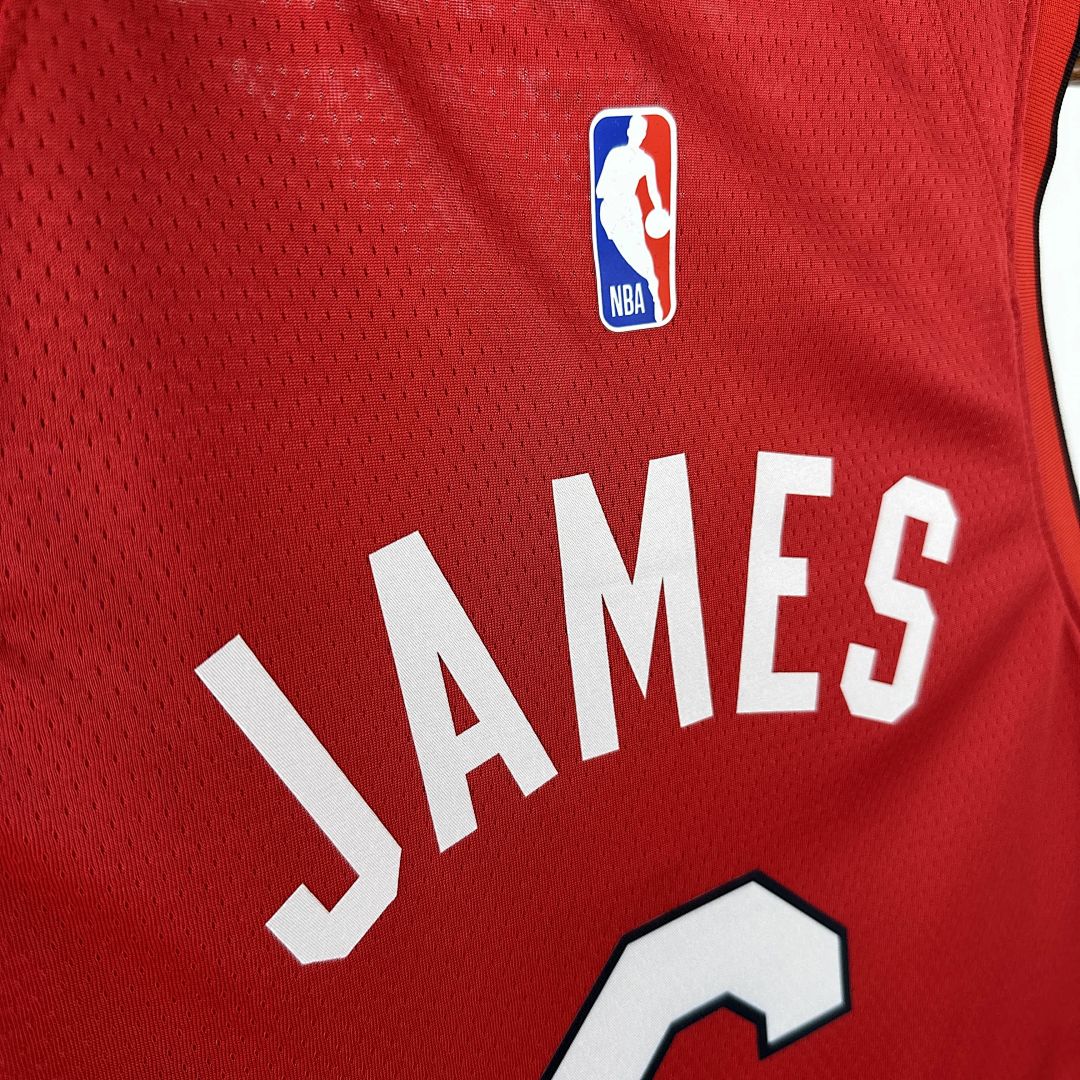 2025 Miami Heat James #6 City Edition NBA Jersey 4