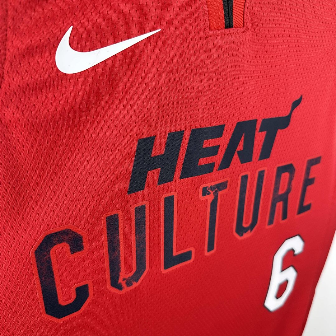 2025 Miami Heat James #6 City Edition NBA Jersey 8