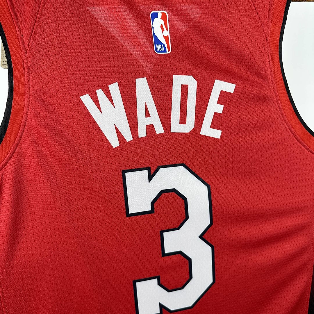 2025 Miami Heat Wade #3 City Edition NBA Jersey 5