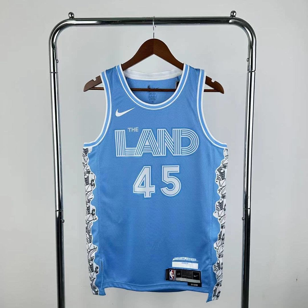 2025 Cleveland Cavaliers Mitchell #45 City Edition NBA Jersey 12