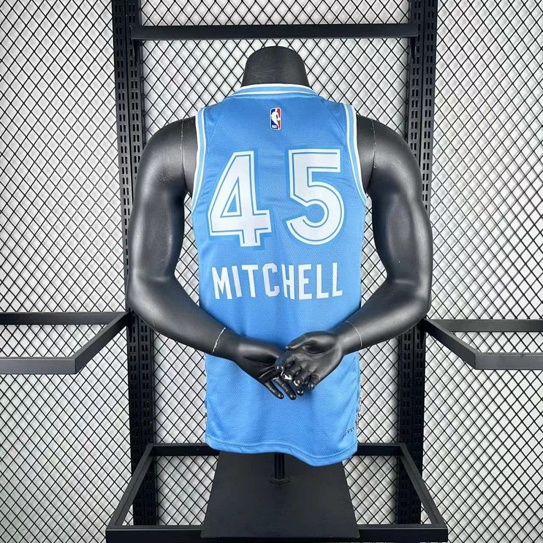 2025 Cleveland Cavaliers Mitchell #45 City Edition NBA Jersey 2