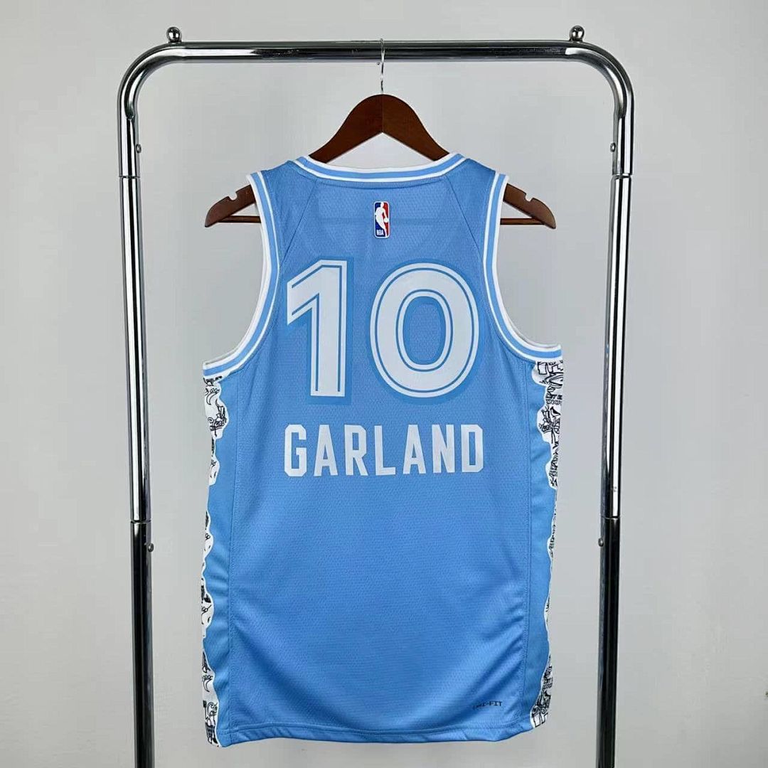 2025 Cleveland Cavaliers Garland #10 City Edition NBA Jersey 13