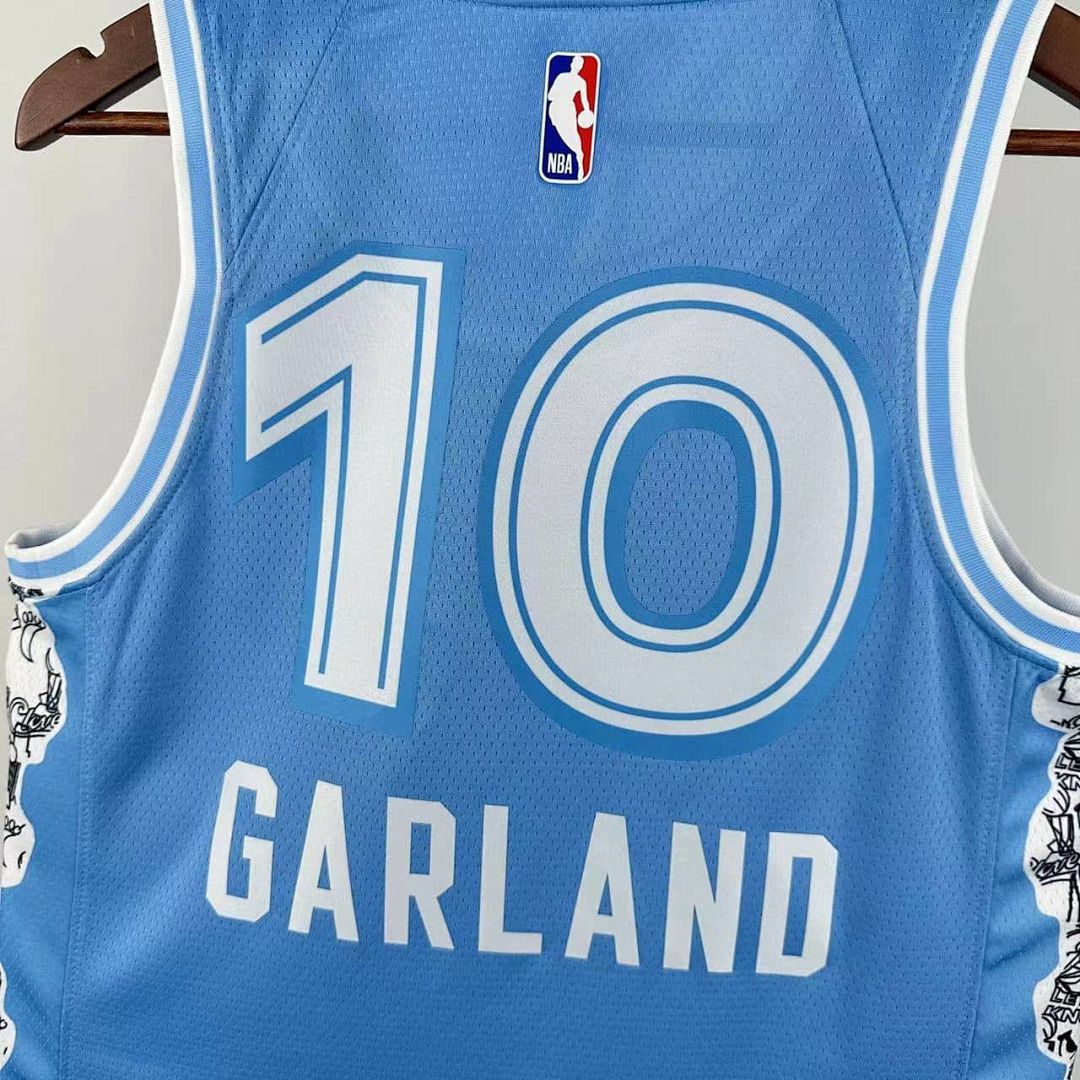 2025 Cleveland Cavaliers Garland #10 City Edition NBA Jersey 5