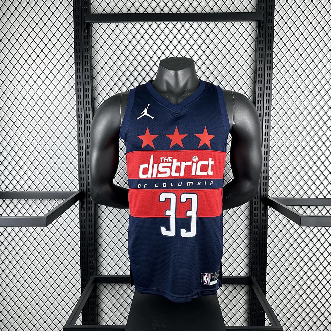2025 Washington Wizards Kuzma #33 Statement Edition NBA Jersey
