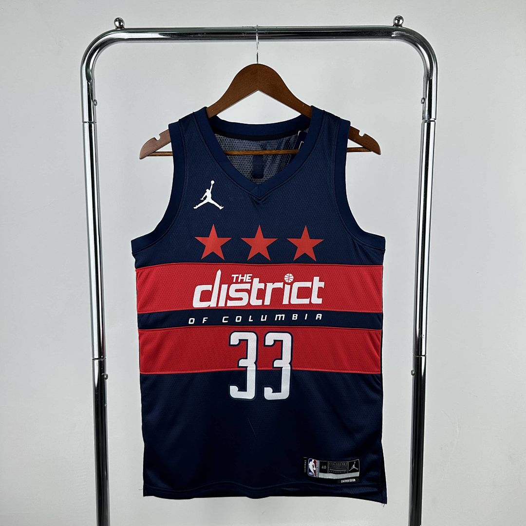 2025 Washington Wizards Kuzma #33 Statement Edition NBA Jersey 10