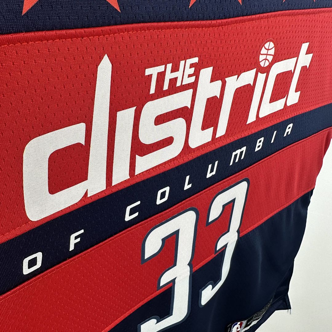 2025 Washington Wizards Kuzma #33 Statement Edition NBA Jersey 6