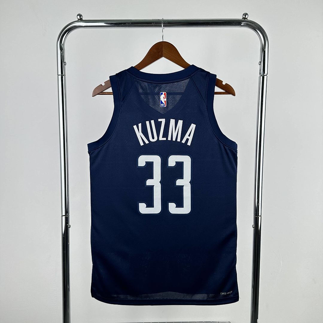 2025 Washington Wizards Kuzma #33 Statement Edition NBA Jersey 9