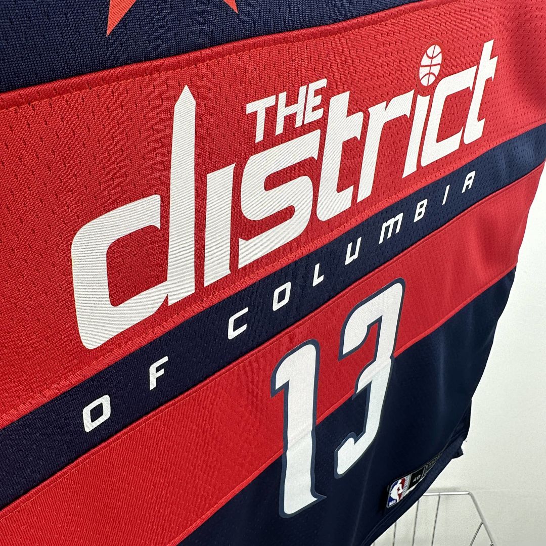 2025 Washington Wizards Poole #13 Statement Edition NBA Jersey 5