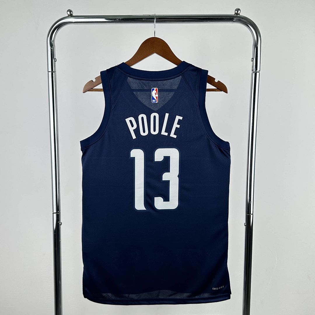 2025 Washington Wizards Poole #13 Statement Edition NBA Jersey 8