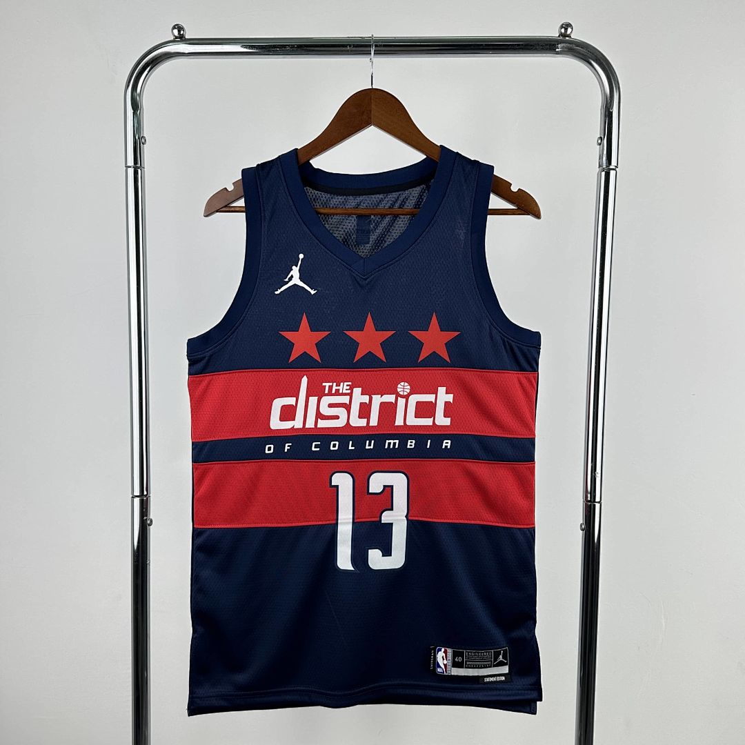 2025 Washington Wizards Poole #13 Statement Edition NBA Jersey 9