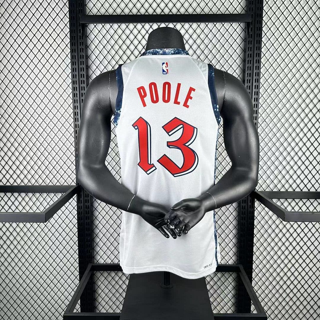 2025 Washington Wizards Poole #13 City édition NBA maillot 2