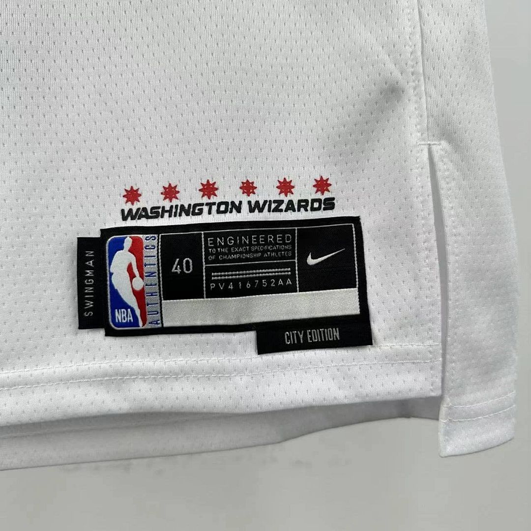 2025 Washington Wizards Poole #13 City édition NBA maillot 7