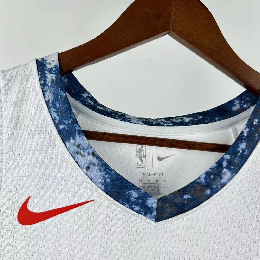 2025 Washington Wizards Poole #13 City édition NBA maillot 9