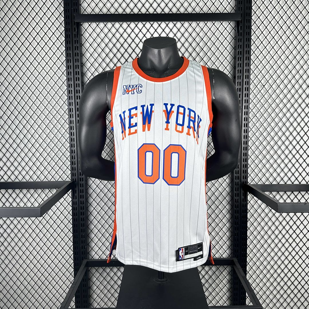 2025 New York Knicks Clarkson #00 City Edition NBA Jersey