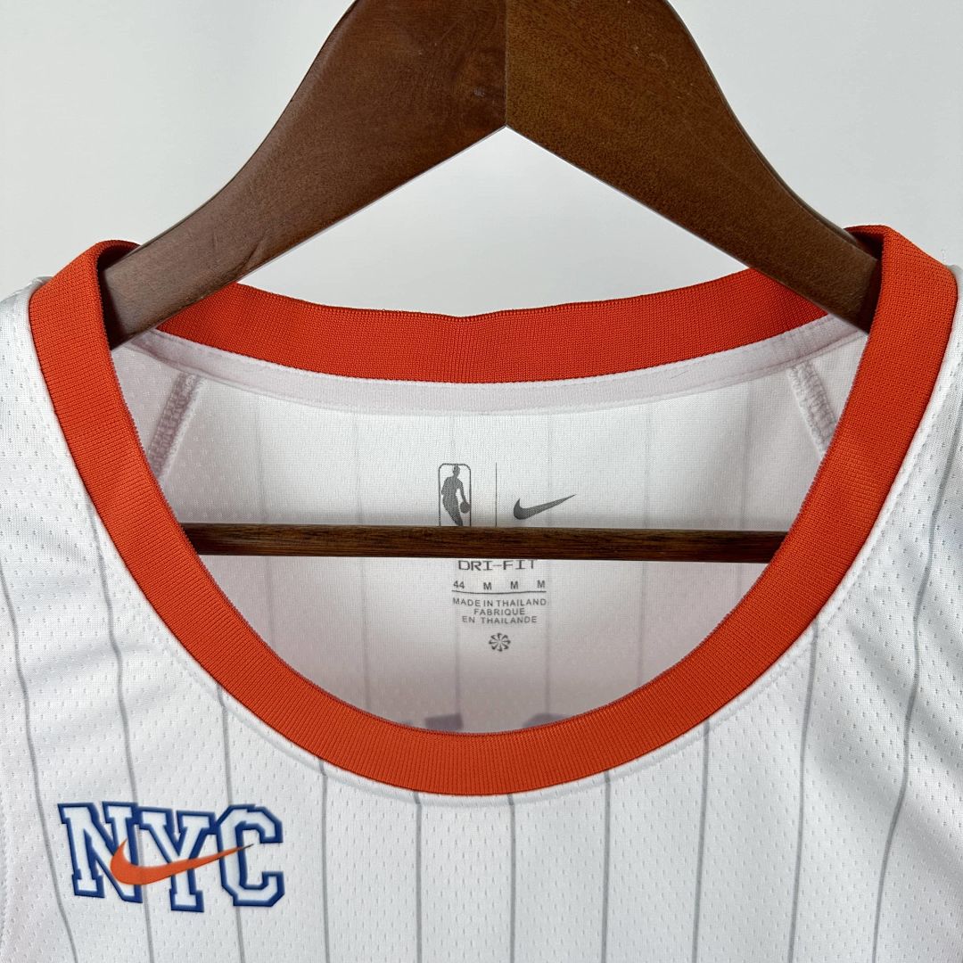 2025 New York Knicks Clarkson #00 City Edition NBA Jersey 9