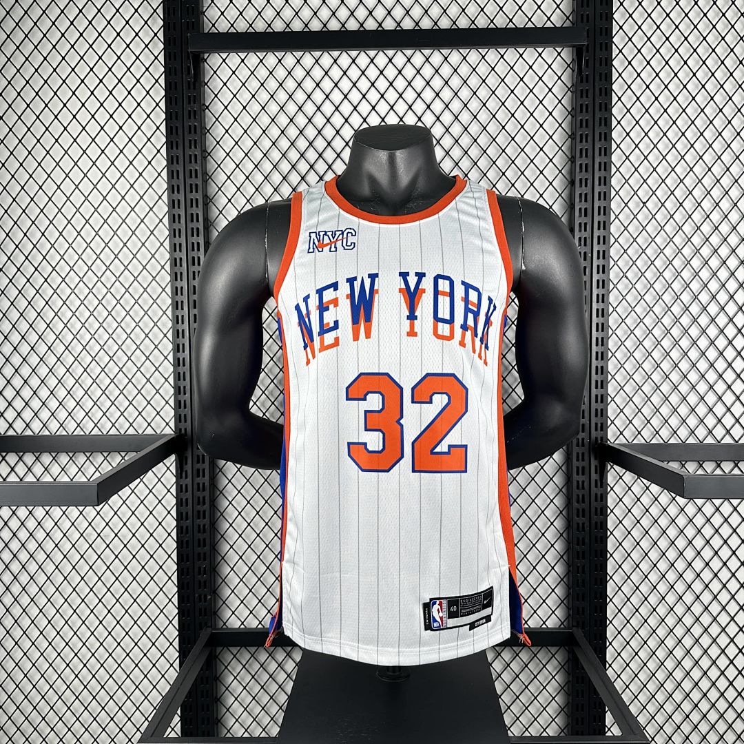 2025 New York Knicks Towns #32 City Edition NBA Jersey