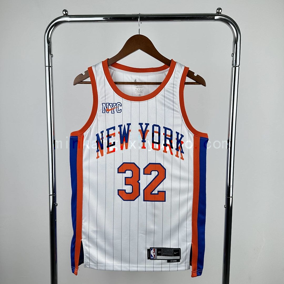 2025 New York Knicks Towns #32 City Edition NBA Jersey 2