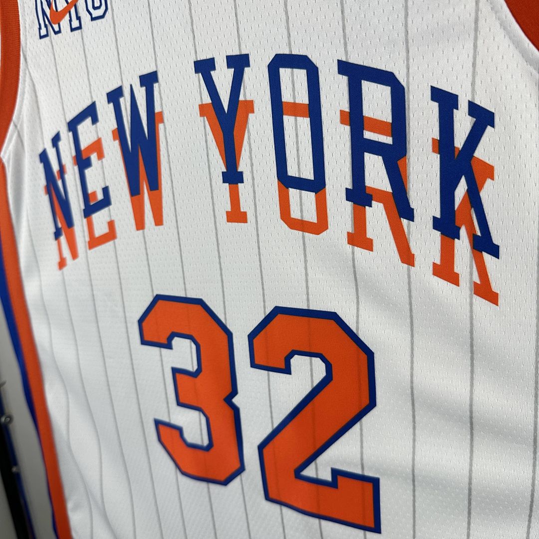 2025 New York Knicks Towns #32 City Edition NBA Jersey 5