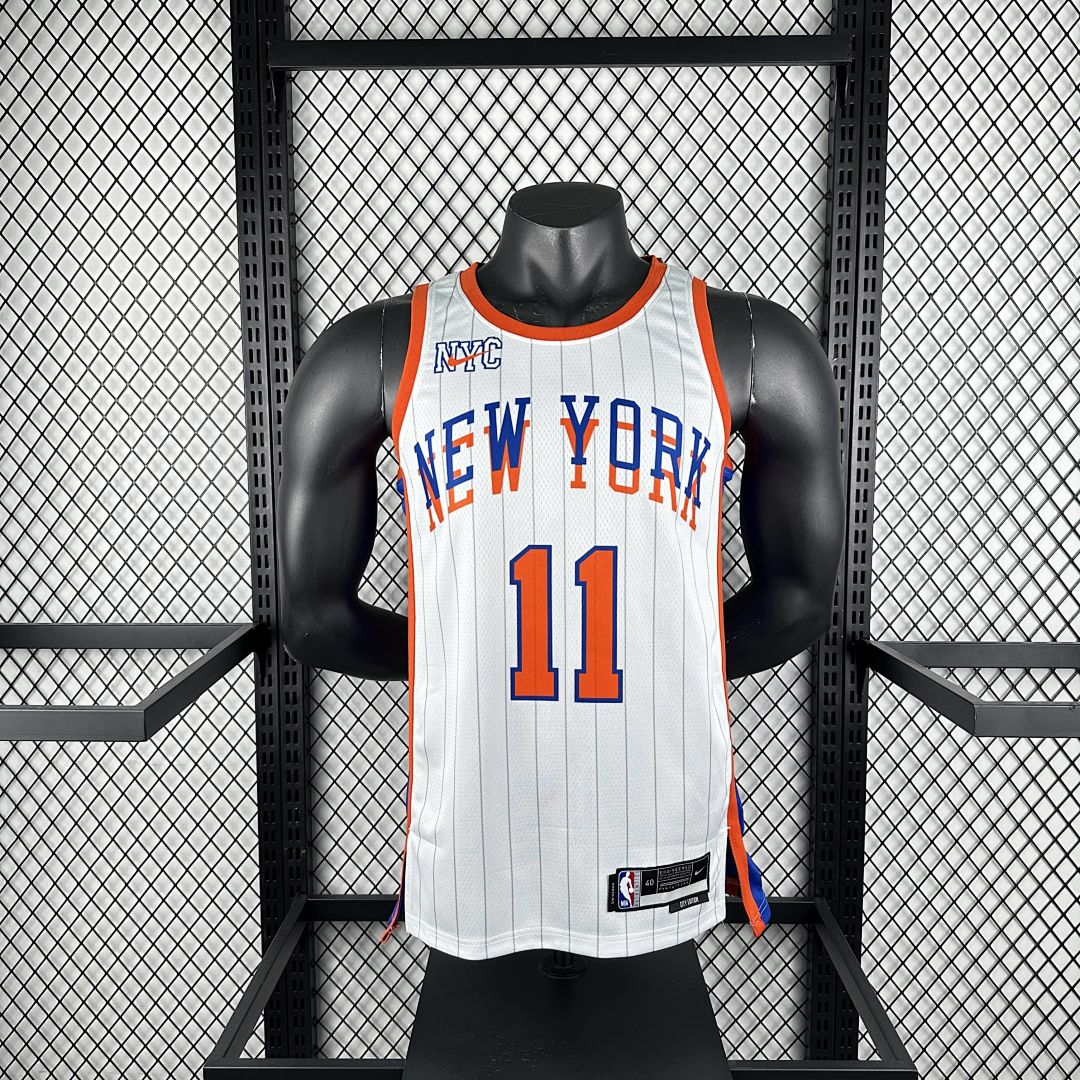 2025 New York Knicks Brunson #11 City Edition NBA Jersey
