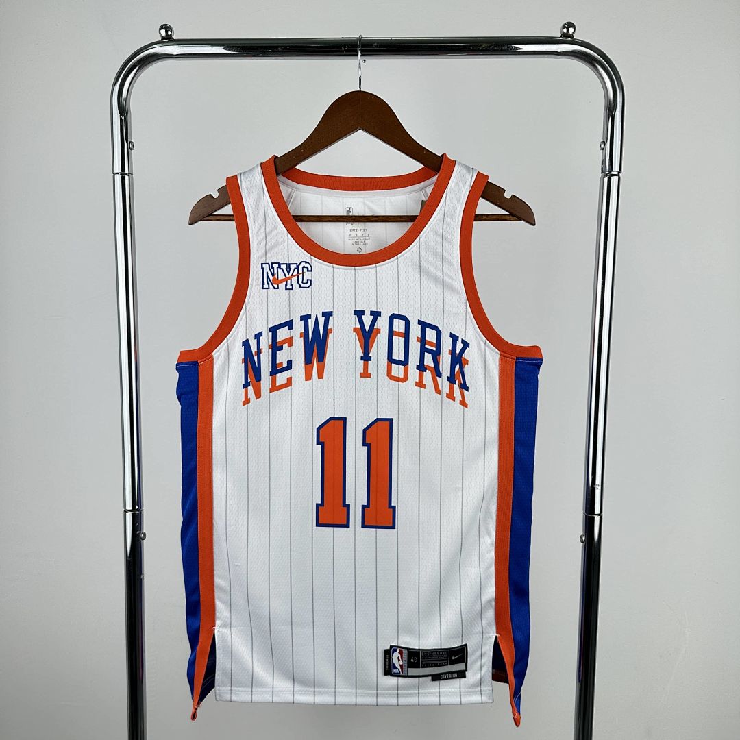 2025 New York Knicks Brunson #11 City Edition NBA Jersey 2