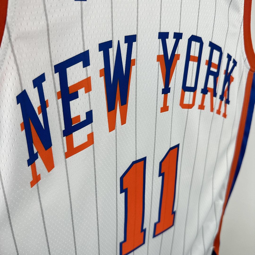 2025 New York Knicks Brunson #11 City Edition NBA Jersey 5
