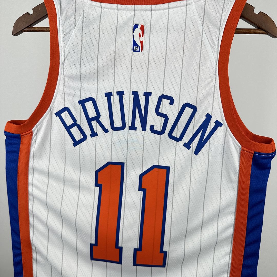 2025 New York Knicks Brunson #11 City Edition NBA Jersey 8