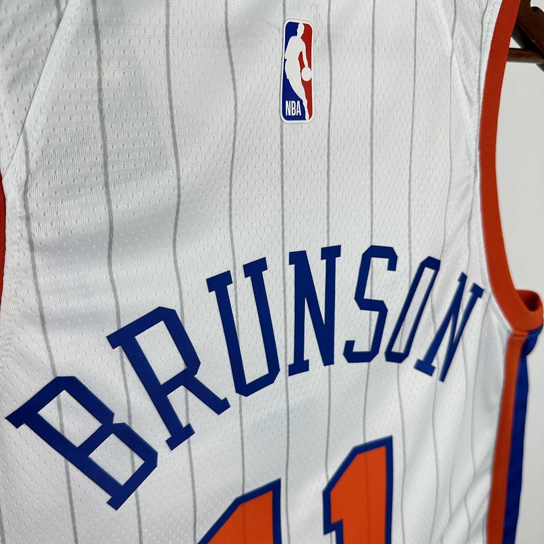 2025 New York Knicks Brunson #11 City Edition NBA Jersey 9
