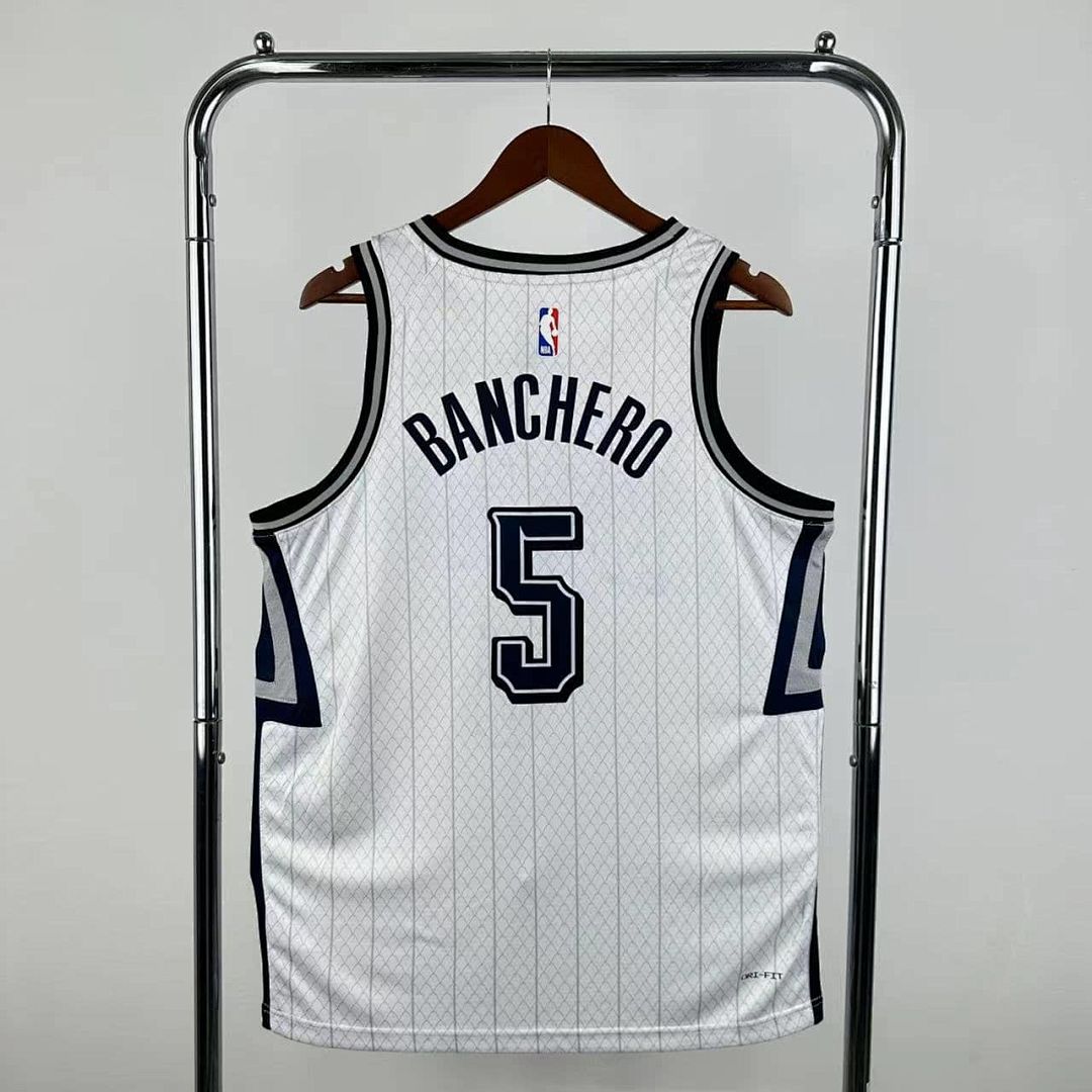 2025 Orlando Magic Banchero #5 City Edition NBA camiseta 10