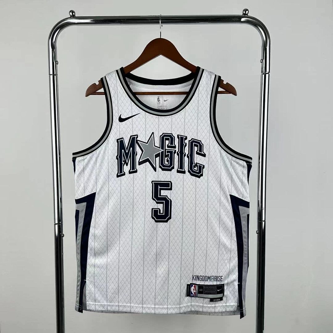 2025 Orlando Magic Banchero #5 City Edition NBA camiseta 11