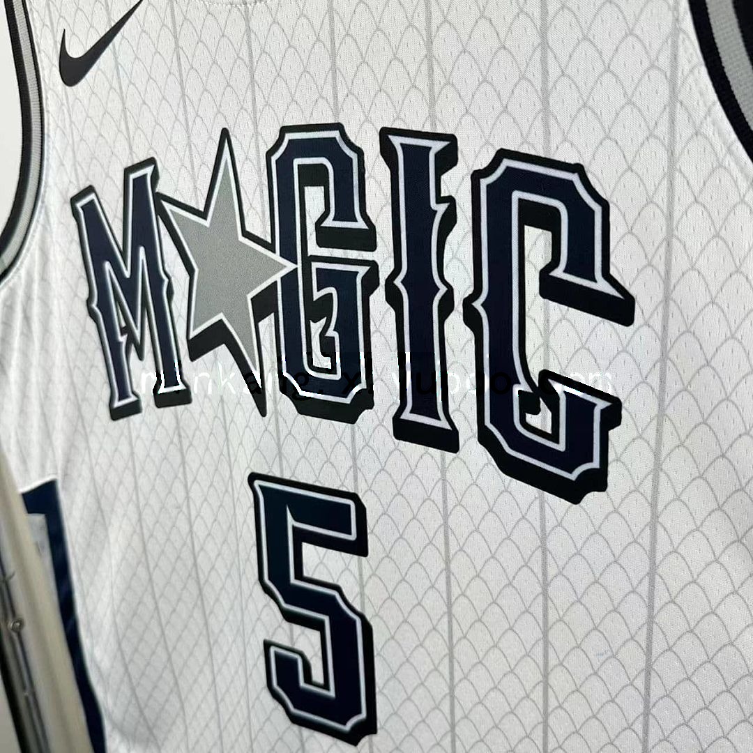 2025 Orlando Magic Banchero #5 City Edition NBA camiseta 8