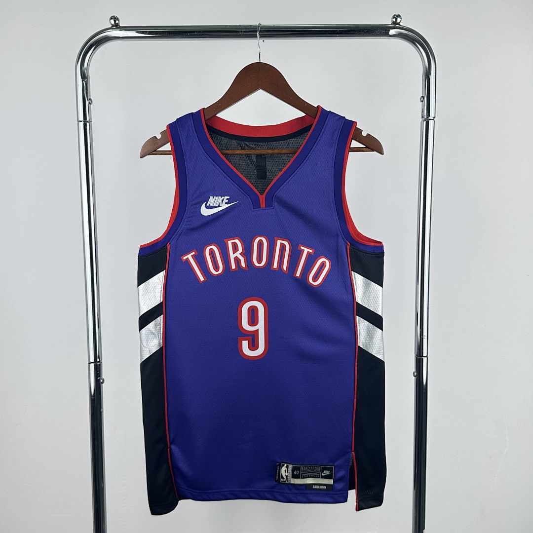 2025 Toronto Raptors Barrett #9 Retro Edition NBA Jersey 12