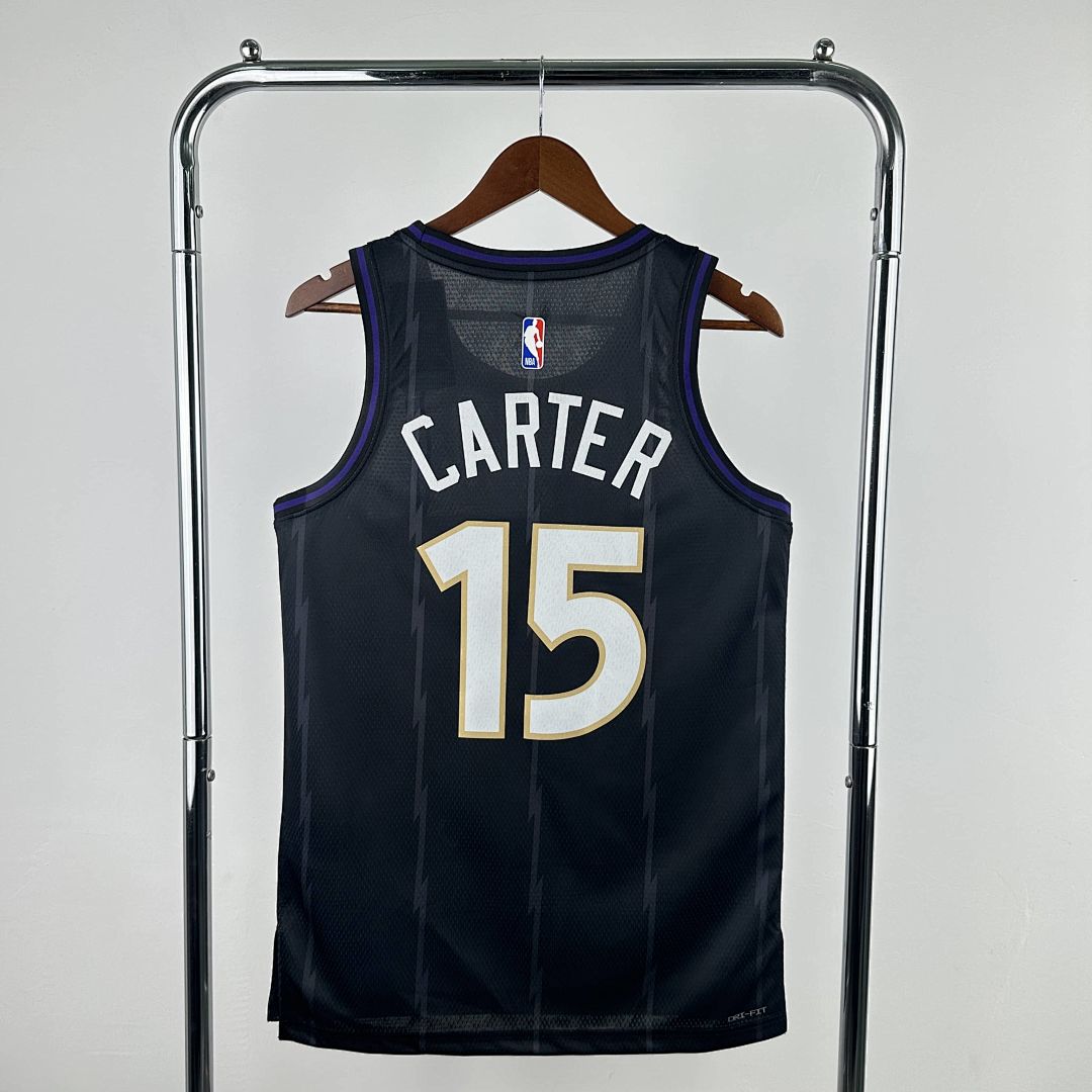 2025 Toronto Raptors Carter #15 City Edition NBA Jersey 10