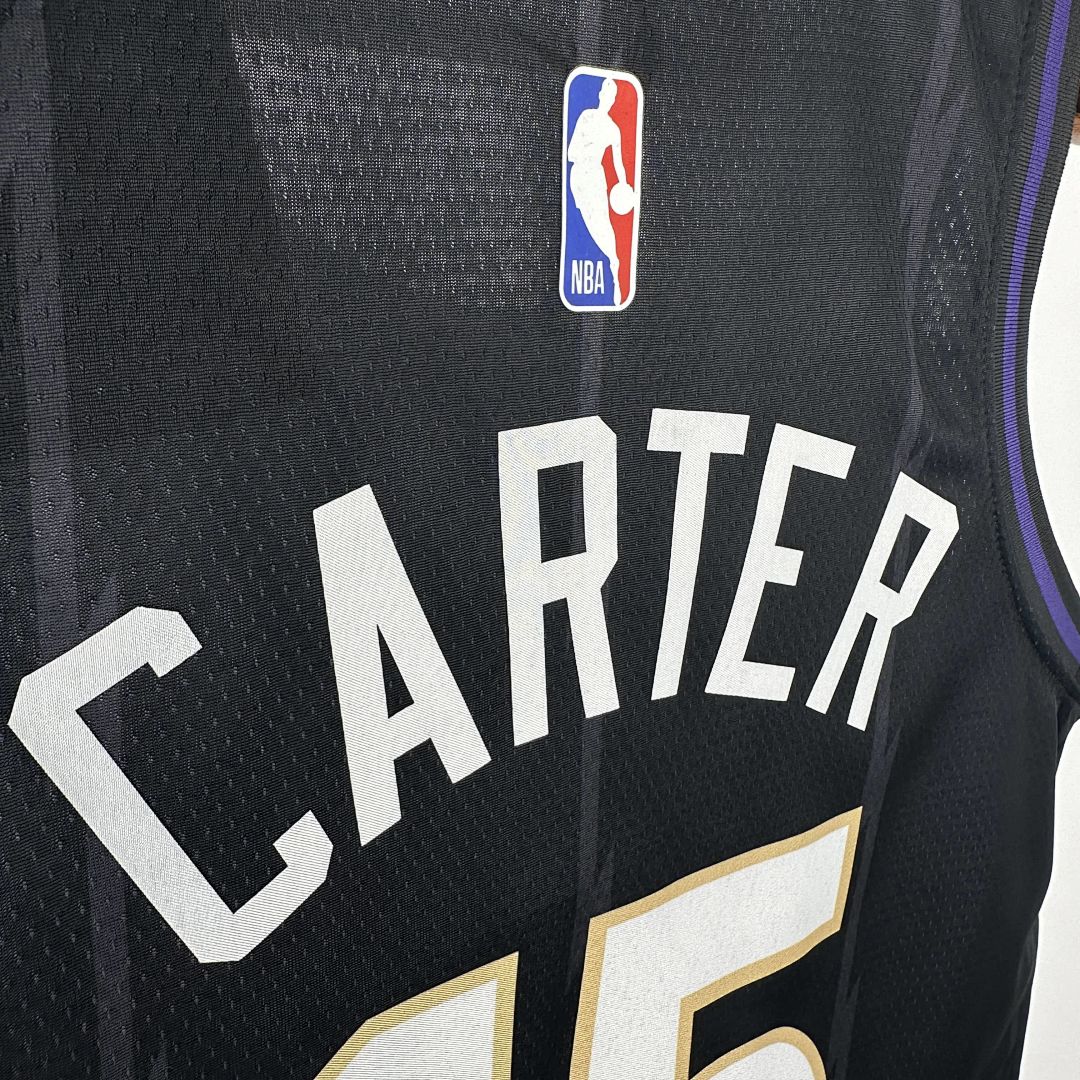 2025 Toronto Raptors Carter #15 City Edition NBA Jersey 4