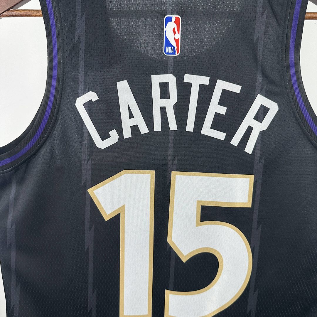 2025 Toronto Raptors Carter #15 City Edition NBA Jersey 5