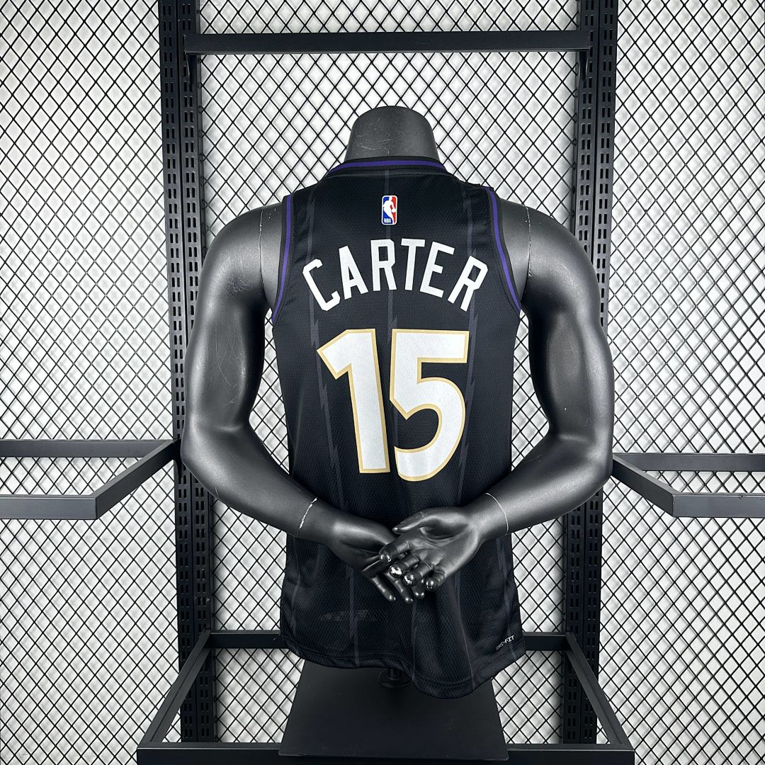 2025 Toronto Raptors Carter #15 City Edition NBA Jersey 9