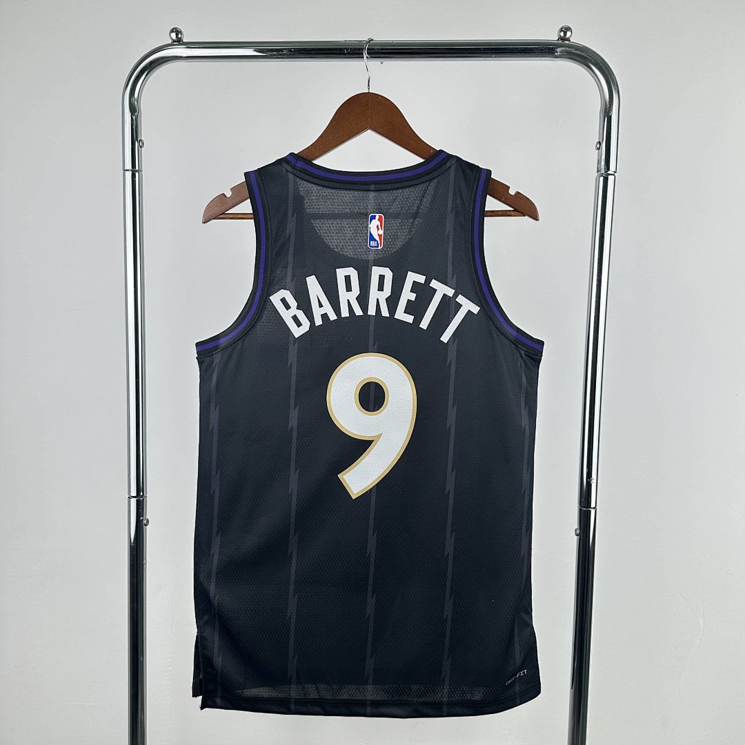 2025 Toronto Raptors Barrett #9 City Edition NBA Jersey 10