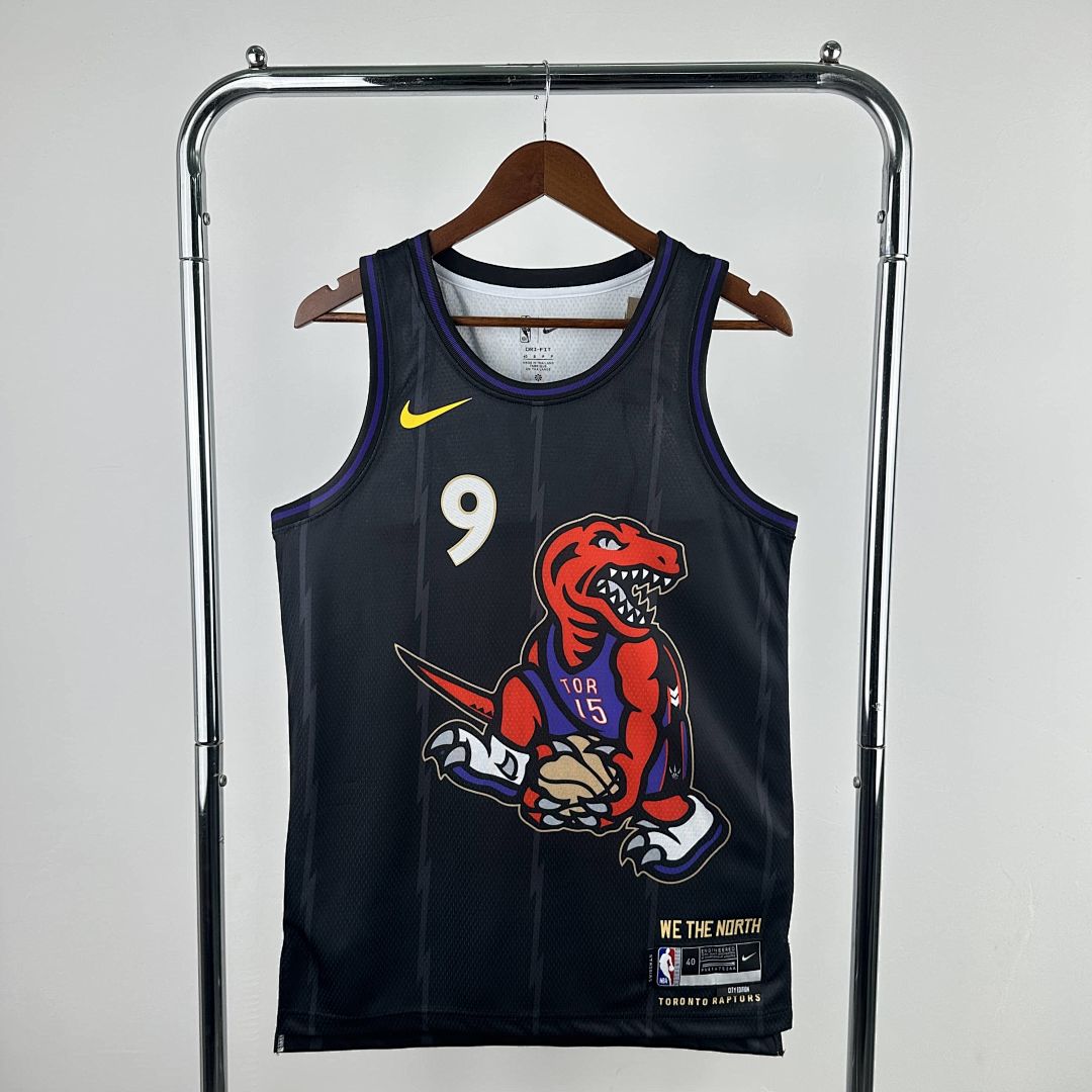 2025 Toronto Raptors Barrett #9 City Edition NBA Jersey 11