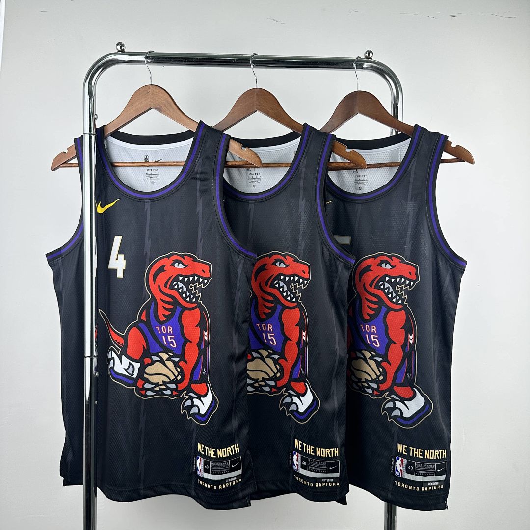 2025 Toronto Raptors Barrett #9 City Edition NBA Jersey 2