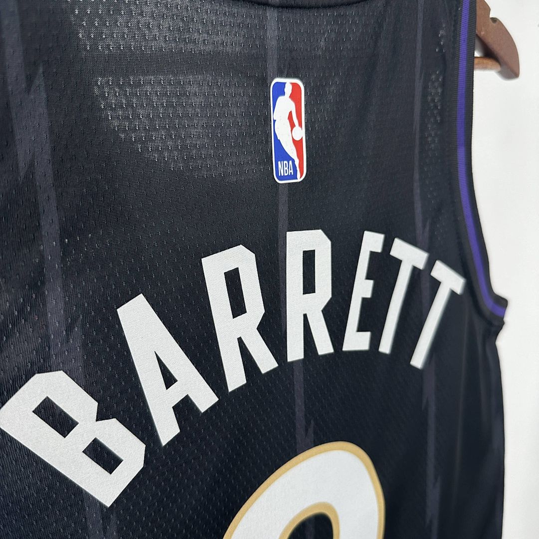 2025 Toronto Raptors Barrett #9 City Edition NBA Jersey 4